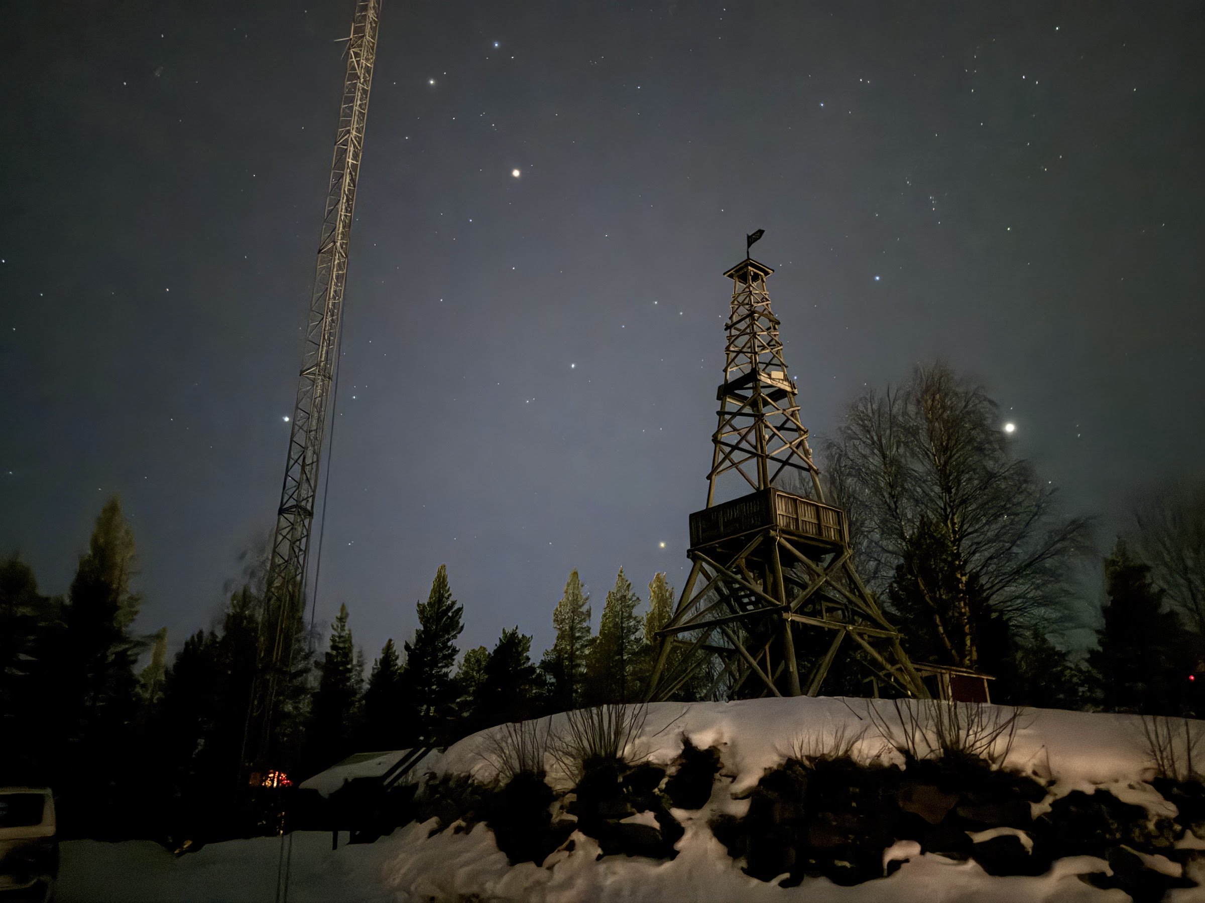 Arvidsjaur wooden tower